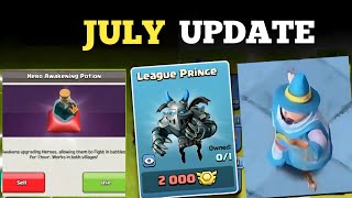 Clash Of Clans July 2026 Update | New Troop Level, Hero Skin and more🔥