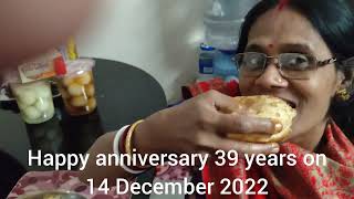 happy anniversary 39 years on 14 December 2022 video by Abhiram Majumdar