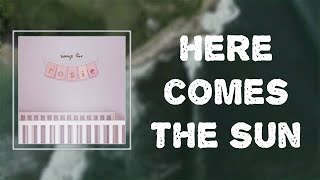 Video thumbnail of "Christina Perri - "here comes the sun" (Lyrics)"