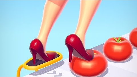 HEEL STEP SMASH 👅 Game All Levels Gameplay Level 1