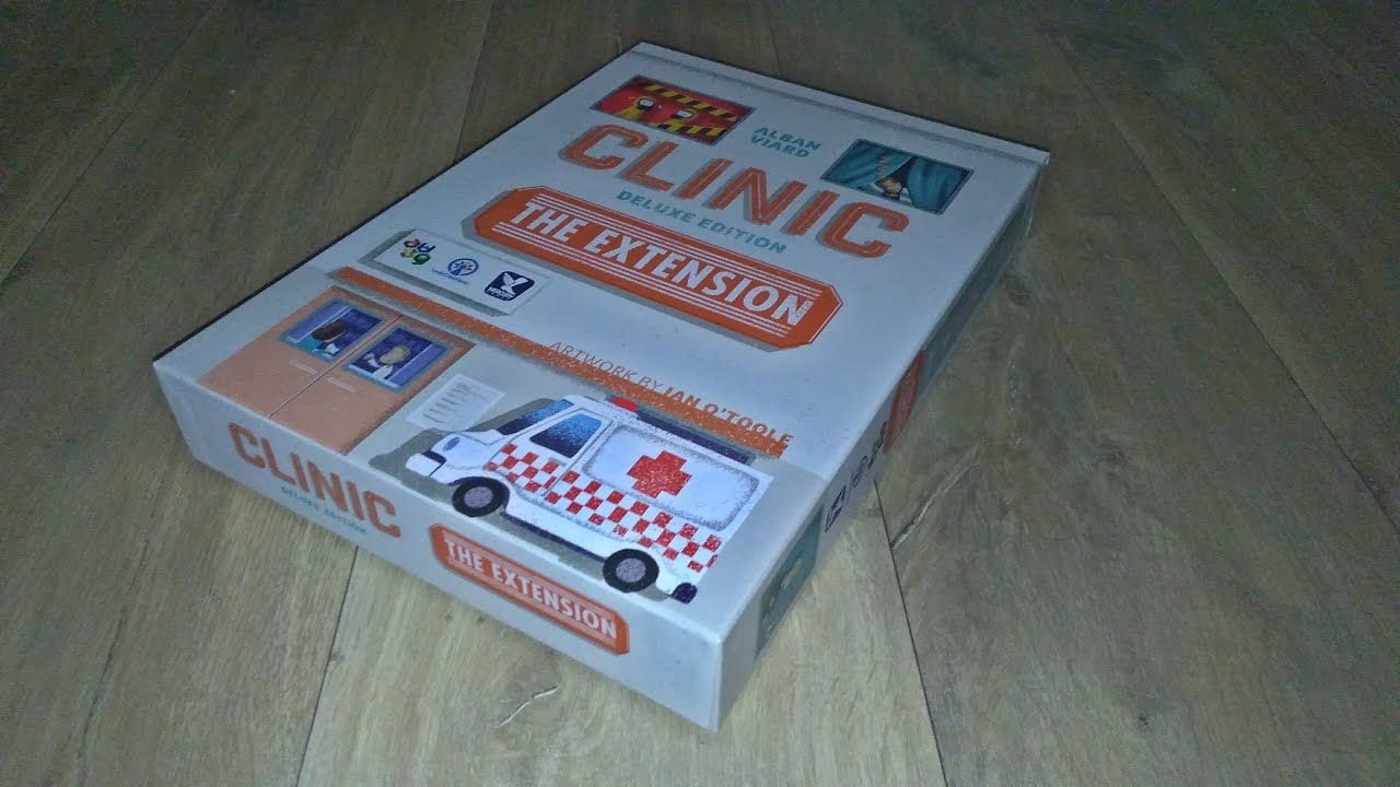 Clinic Deluxe: The Extension - Распаковка дополнения / Clinic Deluxe: The Extension Board Game Unbox