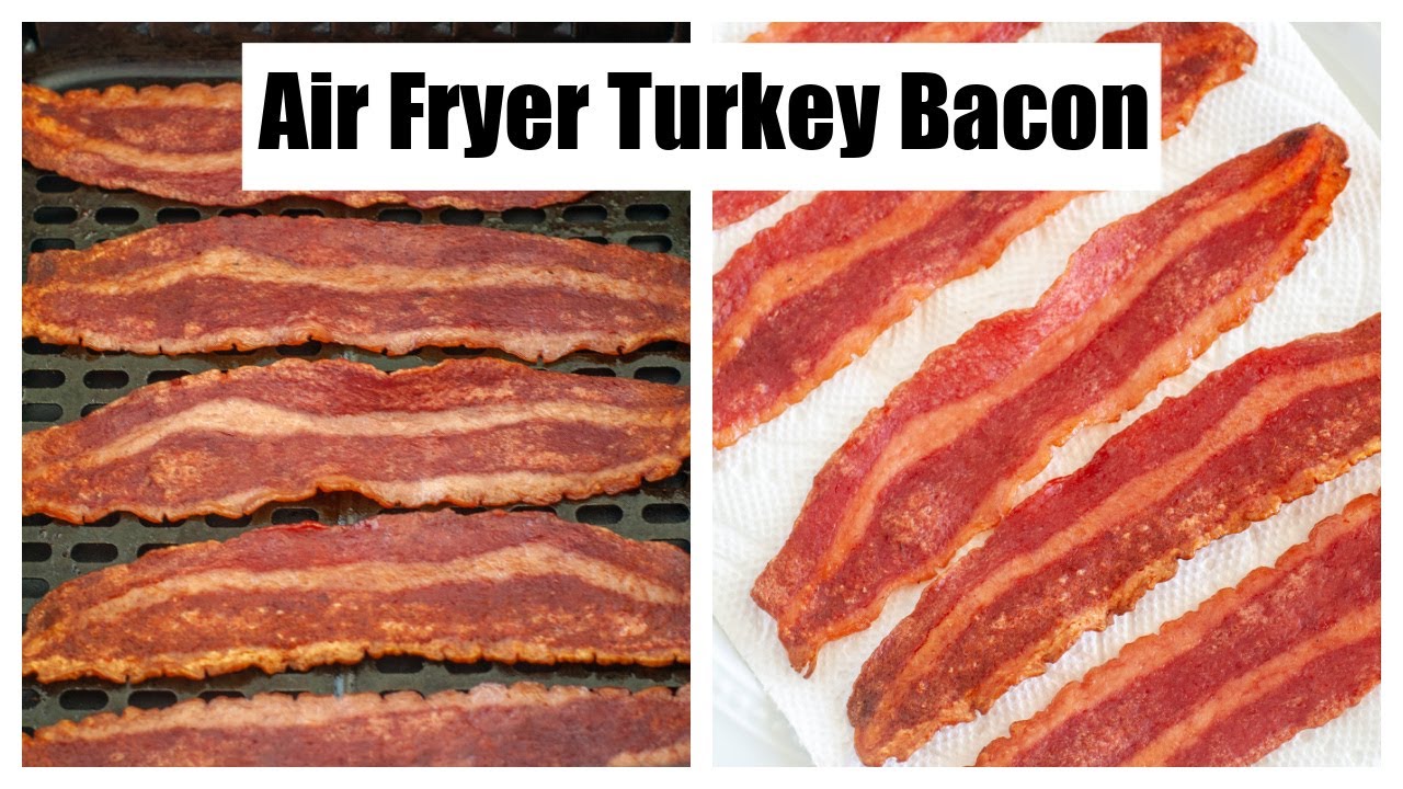 Air Fryer Crispy Turkey Bacon