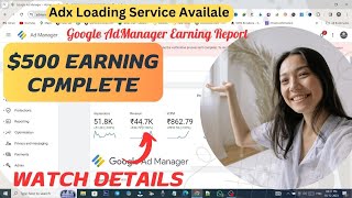 $500 Earning Target Complete | Google Ad Manager Report | Google Adx Earning Report