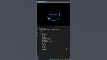 CSS Loading Animation | Glowing Loader with HTML & CSS  #coding #html