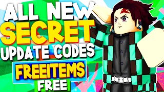 ALL NEW 50 *SECRET* UPDATE CODES in SLAYERS UNLEASHED CODES! (Roblox Slayers Unleashed Codes)