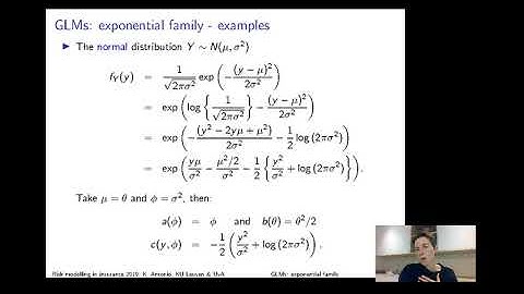 2019 01 25 Risk modelling in insurance   Part II   More on GLMs