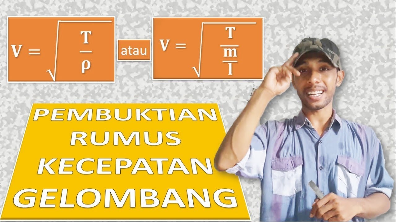 Rumus Cepat Rambat Gelombang Pada Tali Guru Paud