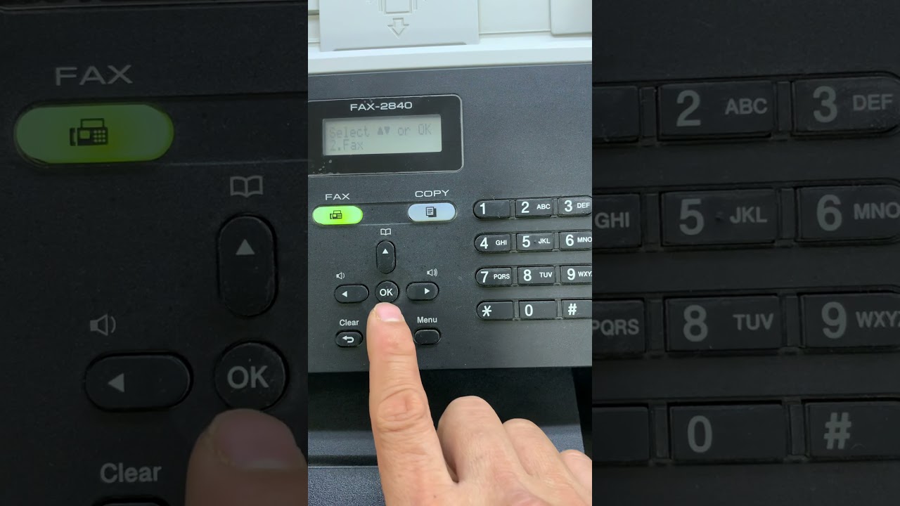 Turn on Transmission report+image of brother IntilleFAX 2840