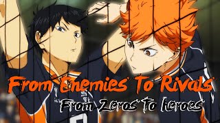 Haikyuu!! |AMV| - From Enemies to Rivals | Light em up - Nightsky |