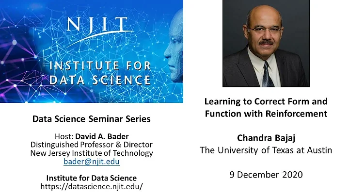 NJIT Data Science Seminar: Chandra Bajaj, Universi...