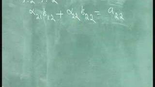 ⁣Lecture 17 - Solution To Linear Equations