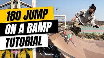 How to 180 Jump on a Transition in Roller Skates | Trick Tutorial