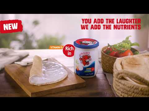 New La Vache qui rit cream cheese enriched with nutrients!
