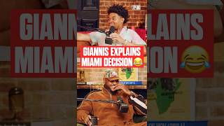 Why Giannis REALLY Chose MIAMI 🤣