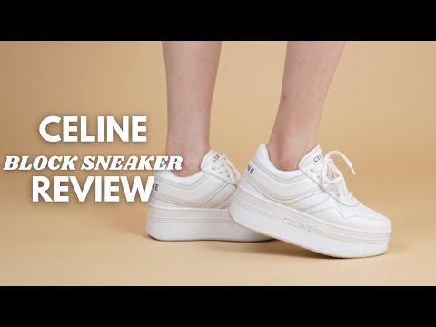 CELINE BLOCK スニーカー SNEAKER REVIEWS: Celine Block Sneaker Review + Try-on! - YouTube