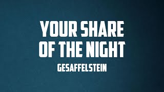 Gesaffelstein - Your share of the night (Lyrics)