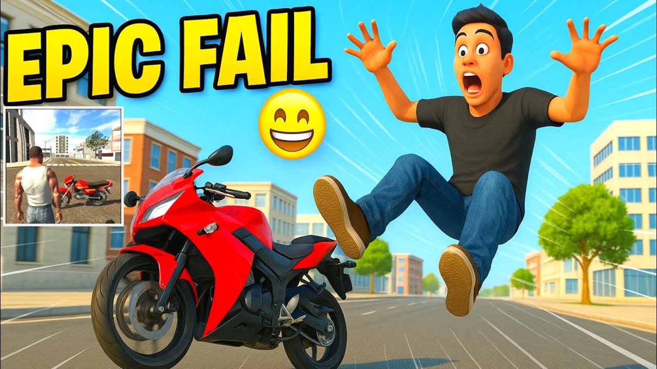 Indian Bikes Driving 3D Gameplay Walkthrough Ep.1 – Starting Off with Crazy Stunts!