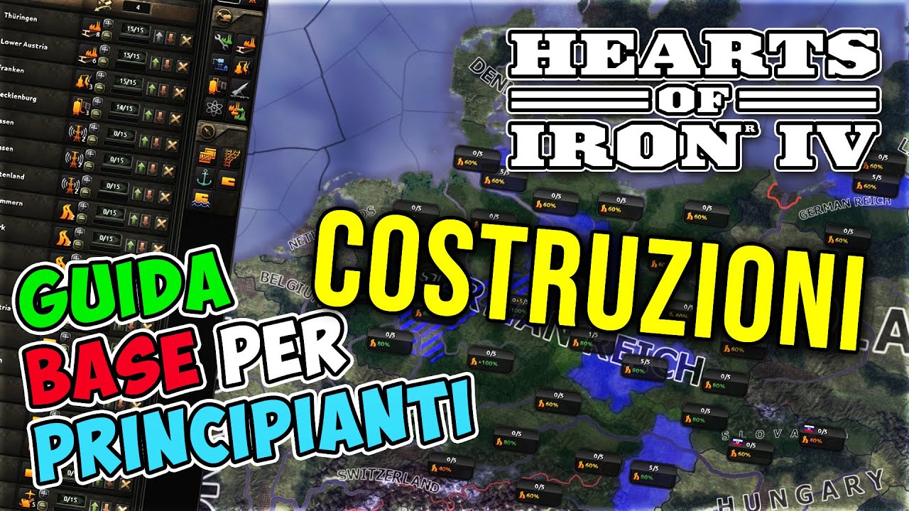 Come funzionano le COSTRUZIONI su Hearts of Iron 4 || Tutorial - YouTube