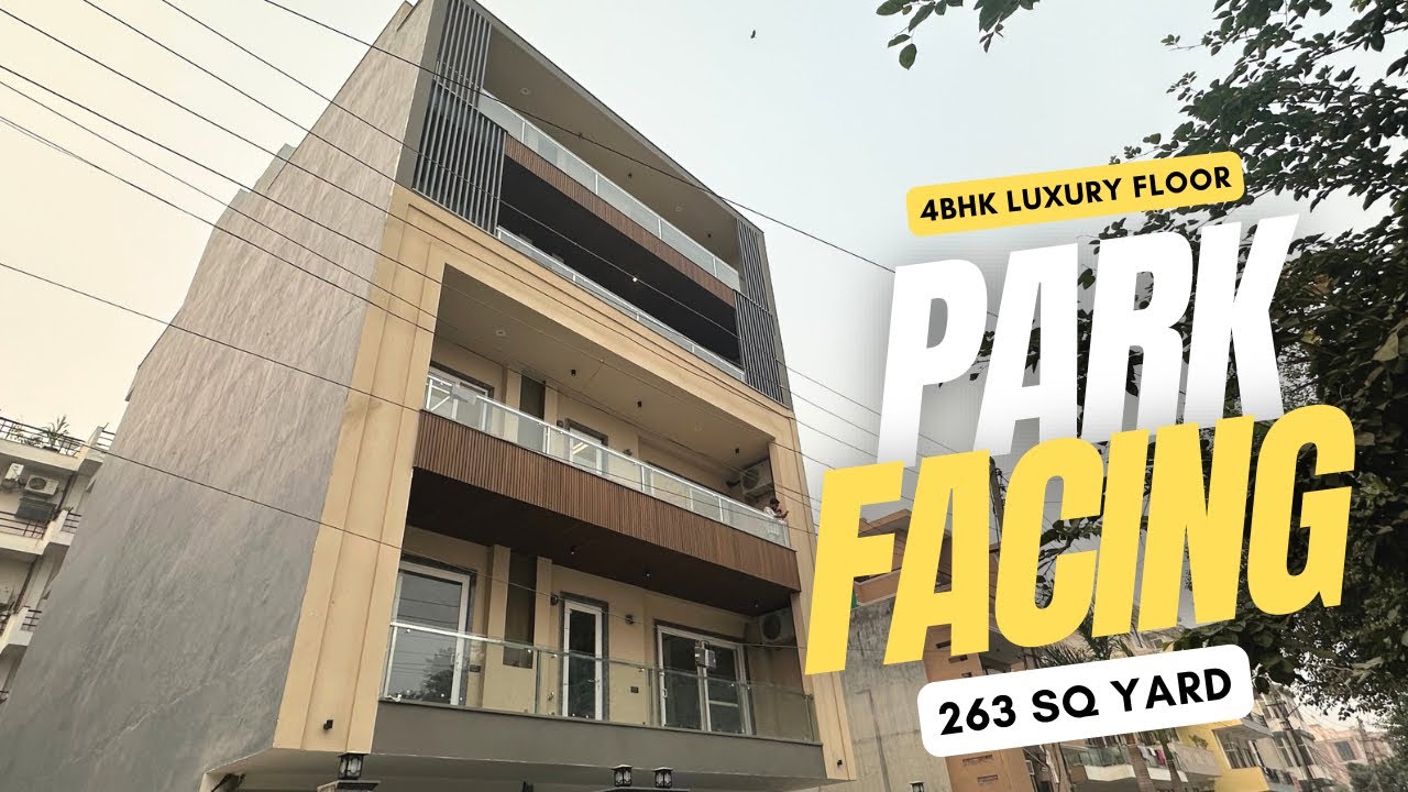 Park Facing Bliss: 4BHK Builder Floor in Sector 52 II 2 min Drive To Golf Course Road Gurgaon