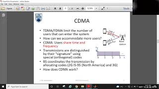 ENGR 463 Lecture 9: CDMA