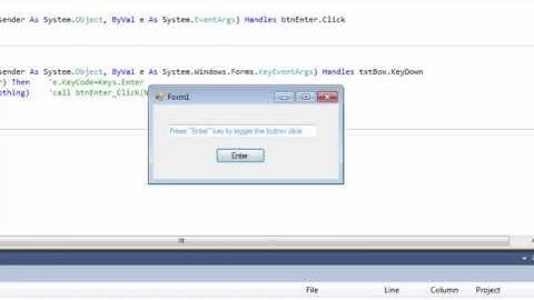 Trigger Button Click Event From TextBox