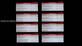 Hyundai/Genesis/Kia Theta III typical OEM live data streams of acceleration and deceleration.