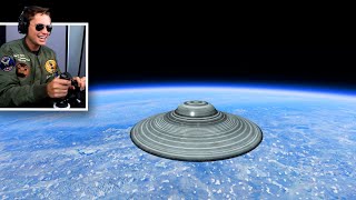 FLYING A UFO AROUND THE EARTH - Microsoft Flight Simulator