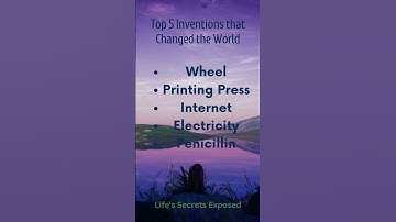 Top 5 Inventions that Changed the World #viral #shortvideo #shortfeed #trending #tranding #shorts