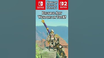 Enlarge Any Weapons/Bows/Shields in Zelda Tears of the Kingdom