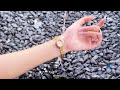 OLEVS 3695 Women Watches Elegant Original Tonneau Quartz Watch