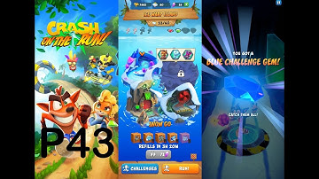 Crash Bandicoot: On the Run! - P43 - Snow Go - Gem Run