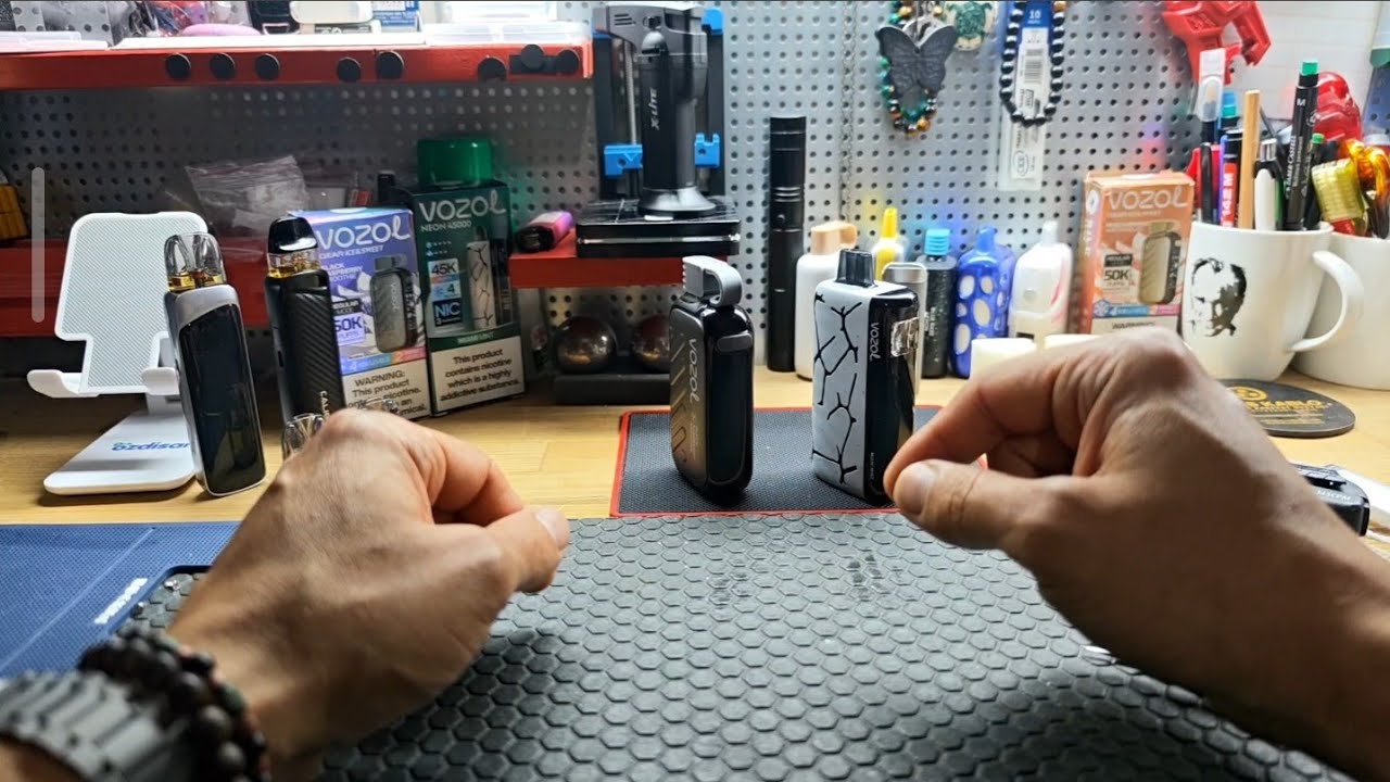 Vozol Gear 50000k ve Vozol Neon 45000k puff likit dolum, likit göstergesi sıfırlama, ürün incelemesi