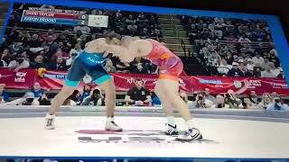 Watch Aaron Brooks vs David Taylor best of 3 Rd 1!! (Full Match)