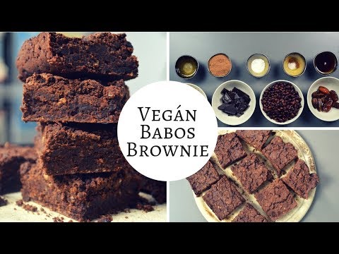 Fekete babos brownie| VEGÁN | GLUTÉNMENTES