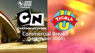 Cartoon Network / Tickle U Commercials  September 2005