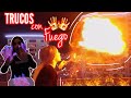 PROBANDO TRUCOS RAROS DE INTERNET CON FUEGO / Kimberly Loaiza