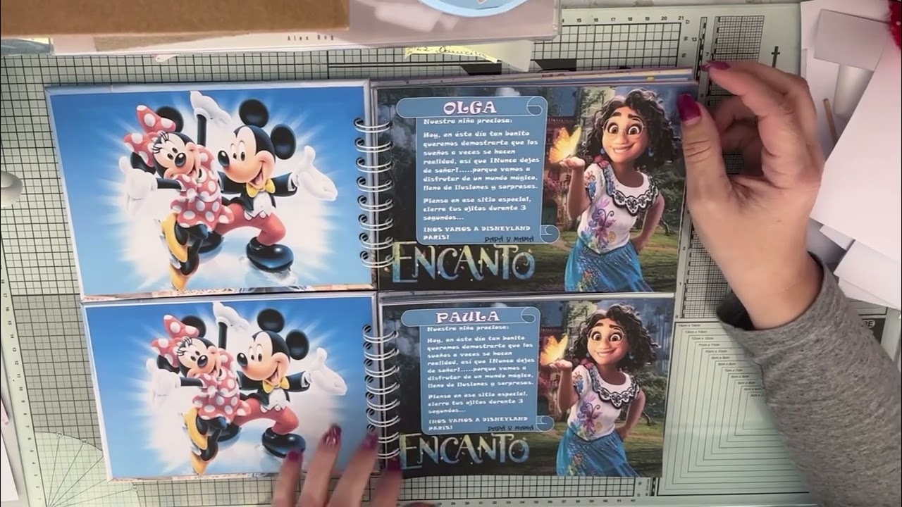 Libro de firmas para Disneyland 