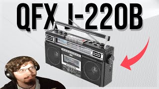 My First Product review. (The QFX J-220B BoomBox)