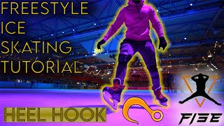 Freestyle Ice Skating Tutorial | Heel Hook Footwork