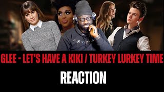 GLEE - Let's Have A Kiki / Turkey Lurkey Time (Full Performance) REACTION