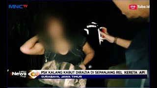 16 PSK Kalang Kabut Dirazia di Sepanjang Rel Stasiun Wonokromo - LIP 20/05