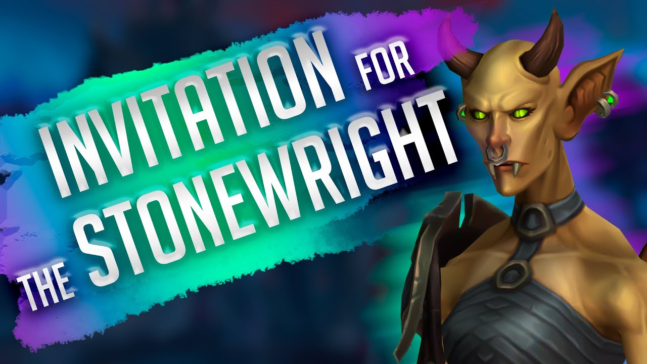 Invitation for the Stonewright | The Court of Harvesters Storyline | Shadowlands Venthyr Covenant