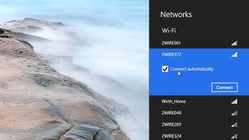 Windows 8: How to Connect to a Wi-Fi Network