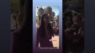 Burcu Özberkin Dizi Setinde Keyifli Anları