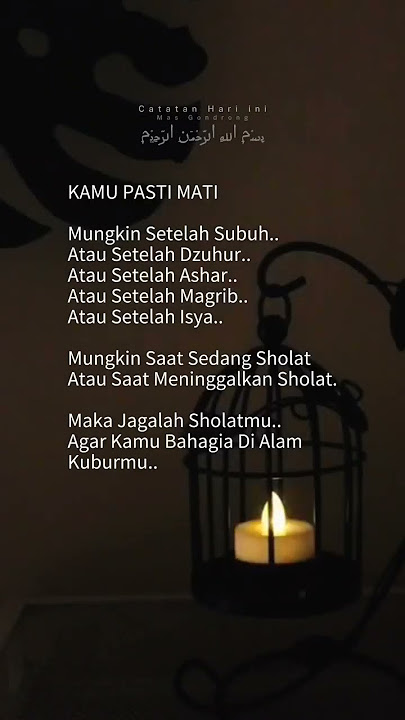 Mati itu pasti