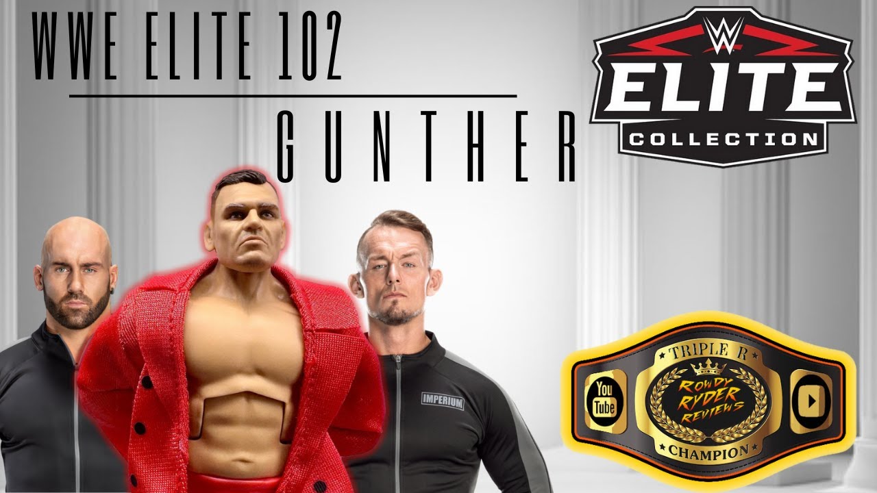 WWE Elite 102 Gunther Action Figure Review! YouTube
