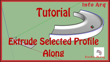 Extrude Selected Profile Along - 1001bit plugin SketchUp