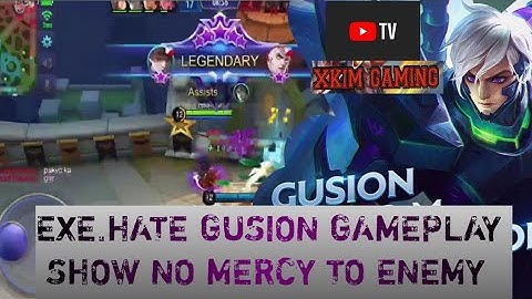 EXE.HATE GUSION GAMEPLAY - FAST HAND COMBO