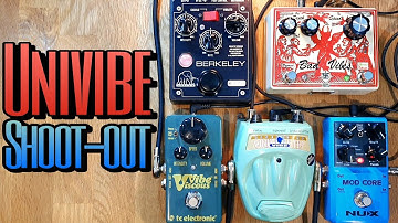 A Univibe Pedal Shoot-out!