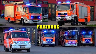 [EINSATZREICHER ABEND] - Feuerwehr FREIBURG | Löschzug, RÜSTZUG & Freiwillige Feuerwehr rücken aus!